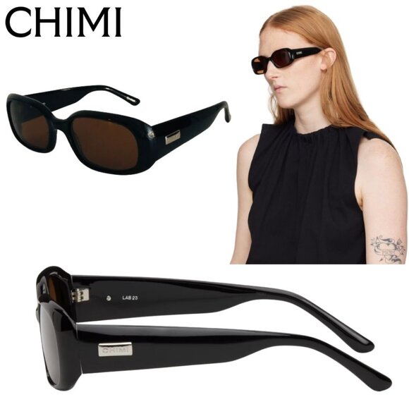 NWT - CHIMI Lab LAX Black Sunglasses (51mm-20mm) - Picture 1 of 13